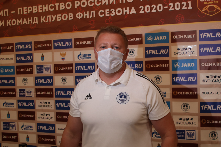 Пресс-конференция после матча 9-го тура «Волгарь» – «Чертаново» (1:0)