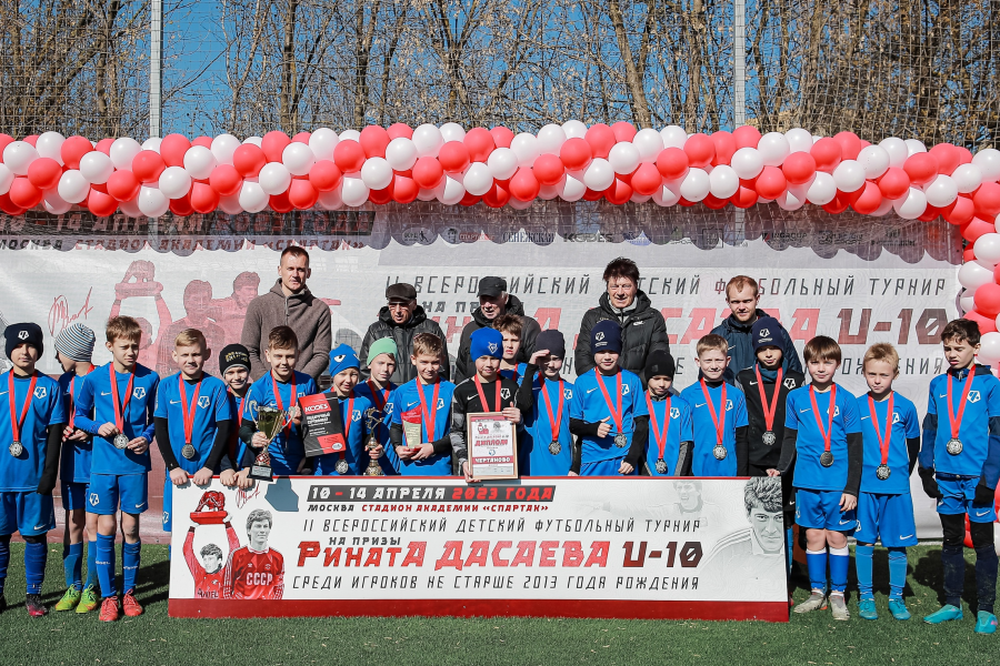 Команда мальчиков «Чертаново» 2013 г.р. –  вице-чемпионы турнира на призы Рината Дасаева