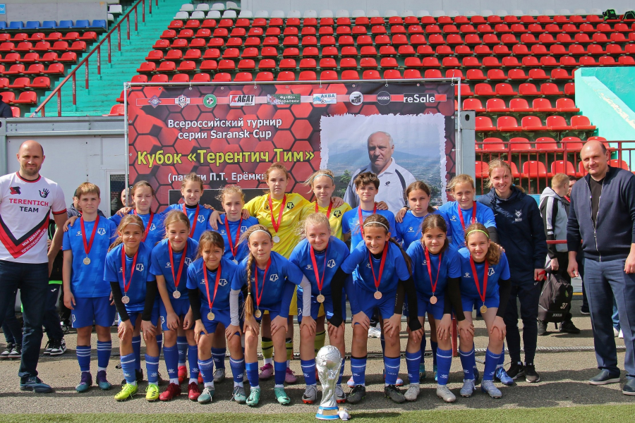 Команда девочек «Чертаново» 2011 г.р. – вице-чемпион турнира в Саранске